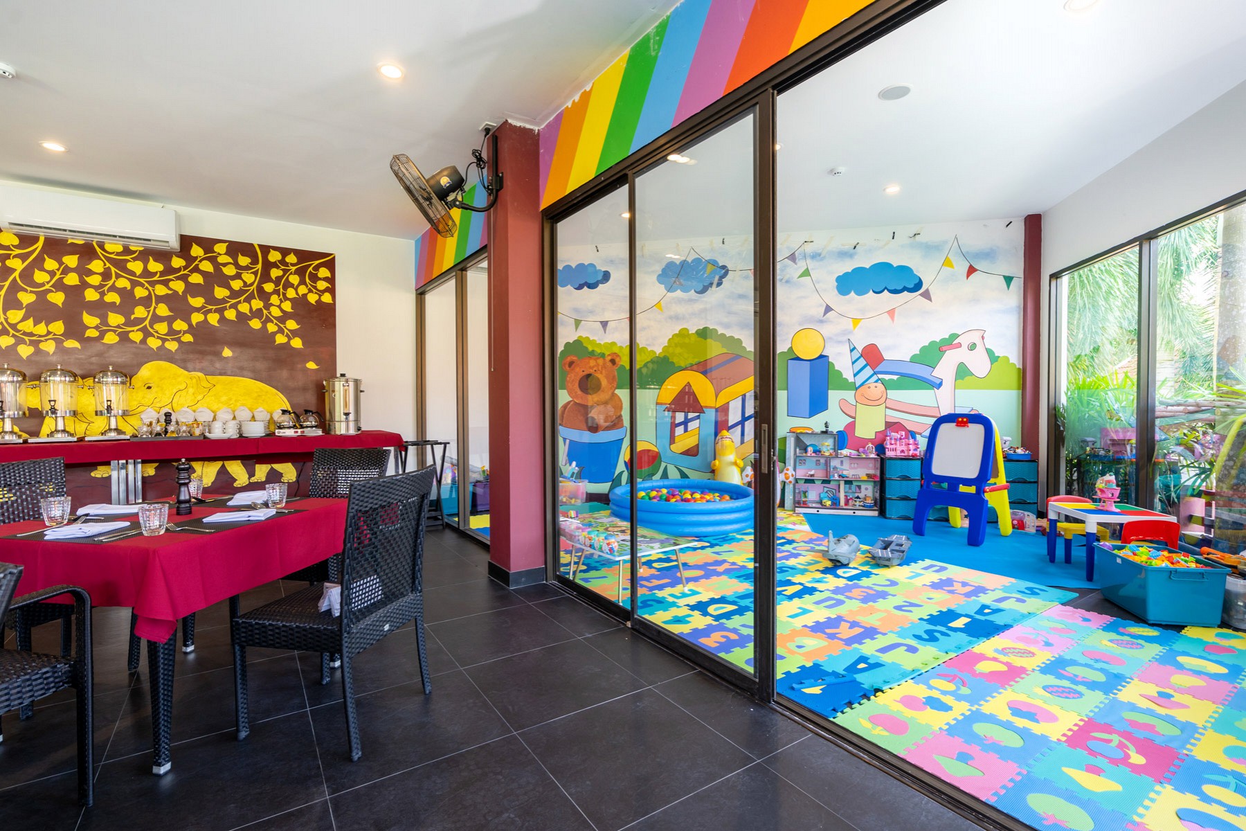 Pool Table and Kids Club